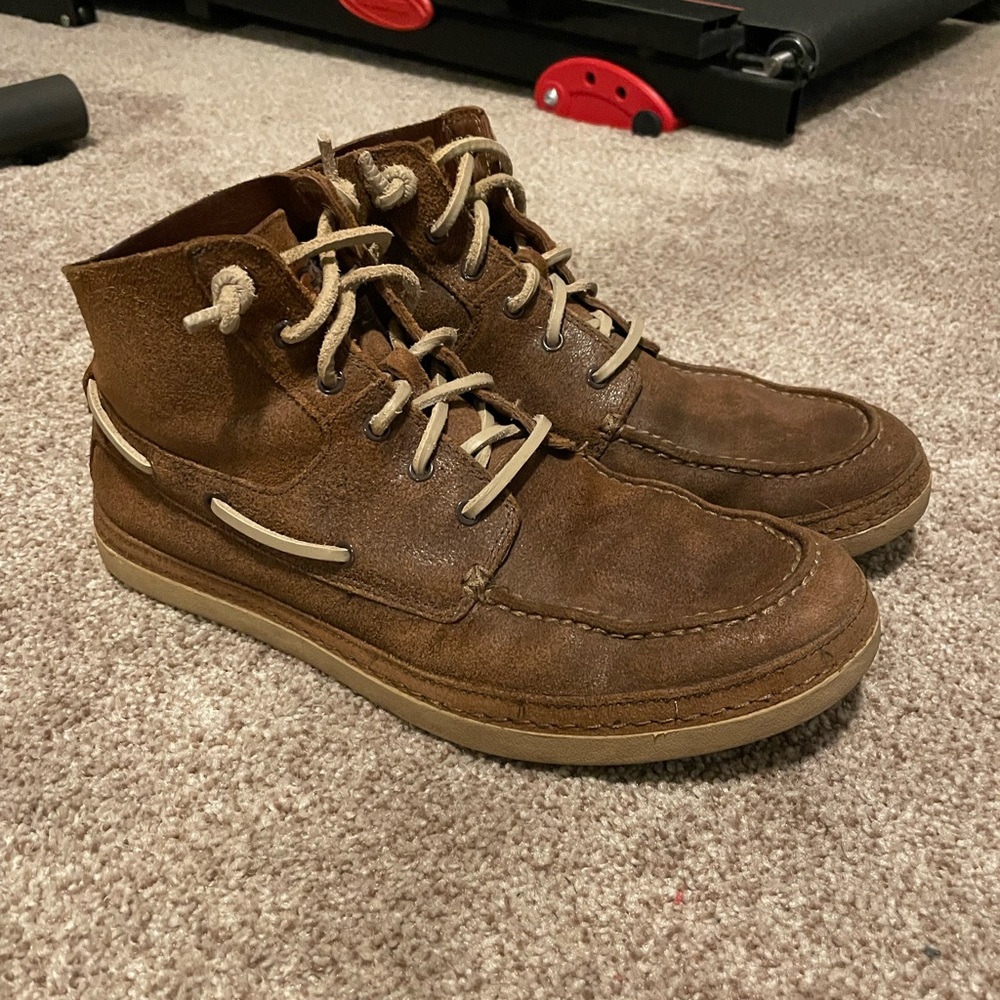 UGG 1006144 MEN’S BROWN LEATHER LACE UP ANKLE SHOE BOOTS
